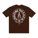 Camiseta Chrome Hearts Marrom
