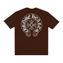 Camiseta Chrome Hearts Marrom