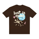 Camiseta Lost In Space Marrom